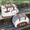 Outdoor Carriers Bag for Small Pet Dog Carriers Bag Cats Carriers Bag with Pouches Breathable Carry Bag for Dog Cats