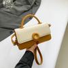 Spring and summer new casual small square bag niche design portable small bag female beautiful commuter shoulder bag