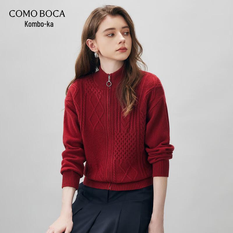 

Женский кардиган на молнии из утолщенной шерсти Komongboka M