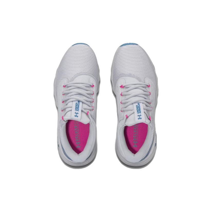 Under Armour Women's Charged Vantage 2 Halo Grey Blue Pink 3024884-103