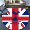Tottenham Hotspur F.C Pattern Round rug,Carpet Rug for Living Room Bedroom Playroom ,Non-slip Floor Mat,Holiday Gifts and Birthday Gifts.