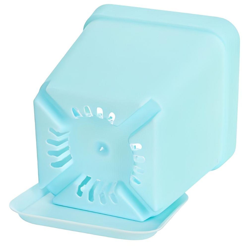 6pcs Plastic Square Succulent Flowerpots & Trays Mixed Candy Color Garden Horticulture Home Office Desktop Decoration YMY