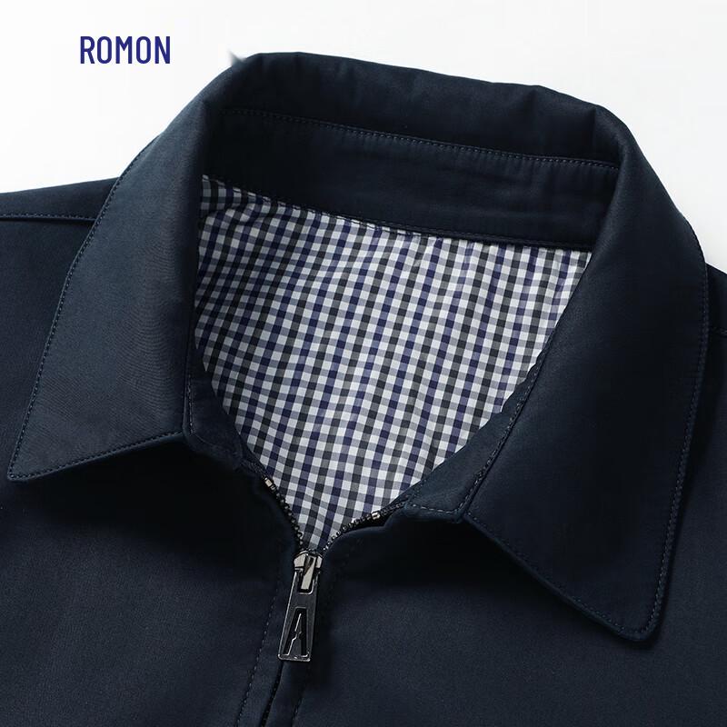 Romon Men's 100% Cotton Casual Lapel Jacket