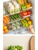 Food-Grade Plastic Kitchen Refrigerator Organizer for Vegetables, Eggs, and More