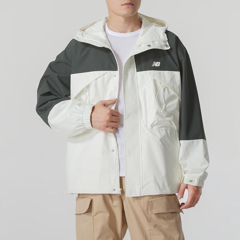 

New Balance Мужская тканая куртка с капюшоном AMJ43302 2XL