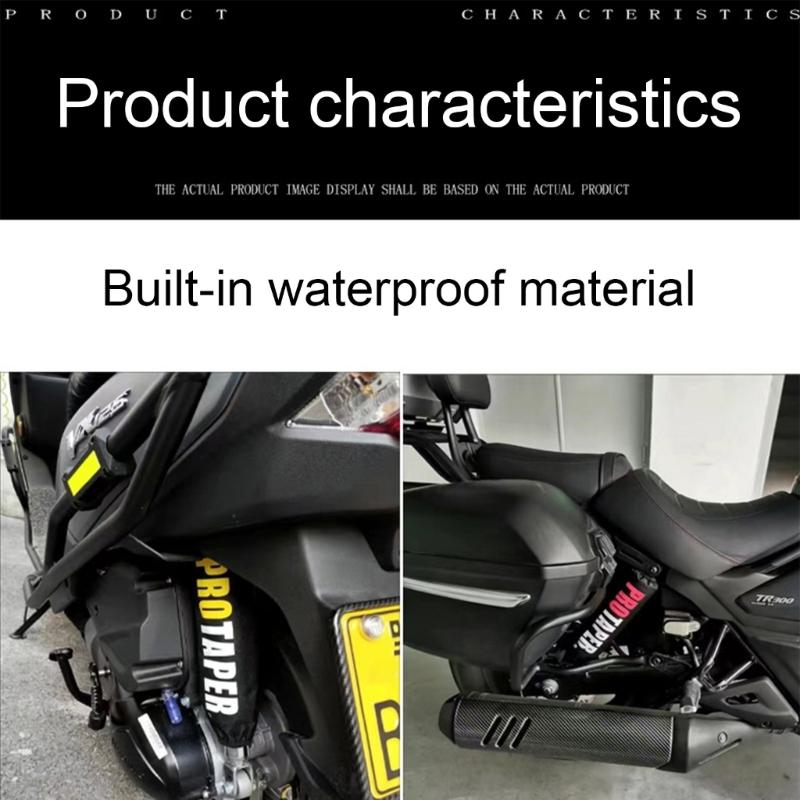 Universal Fit Dust Covers with Waterproof Features Protective Dust Cover Simple Installs for Motorcycle Shock Absorbers