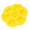 Gelbe Silikon-Cartoonform DIY Handgemachte Kuchen Schokolade Keksform zum Backen Küche