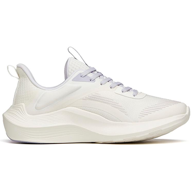 New Anta DuCi1 Cushioned Slip Resistant Abrasion Resistant Low Top A Shock Casual Running Shoes Women's White Purple Gray 922325581-2