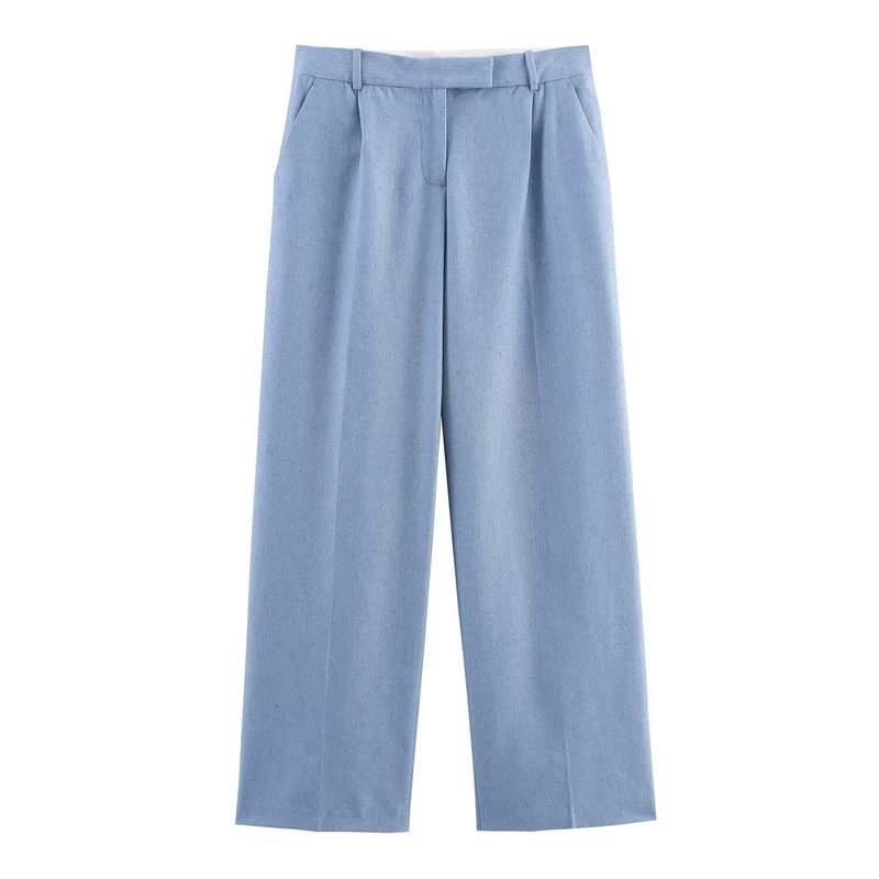 

Kaslead New Women clothes Western Style Fashion Short sleeve Blazers Trousers 8580106 8578106 Pants L
