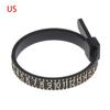 Men and Womens White/Black British/American UK/US/EU/JP Finger Gauge Genuine Tester Ring Sizer Measure Wedding Ring Band