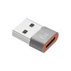 Typ-C Adapter Mini 6A Typ-C Buchse Schnellladung zu USB 3 Stecker Konverter