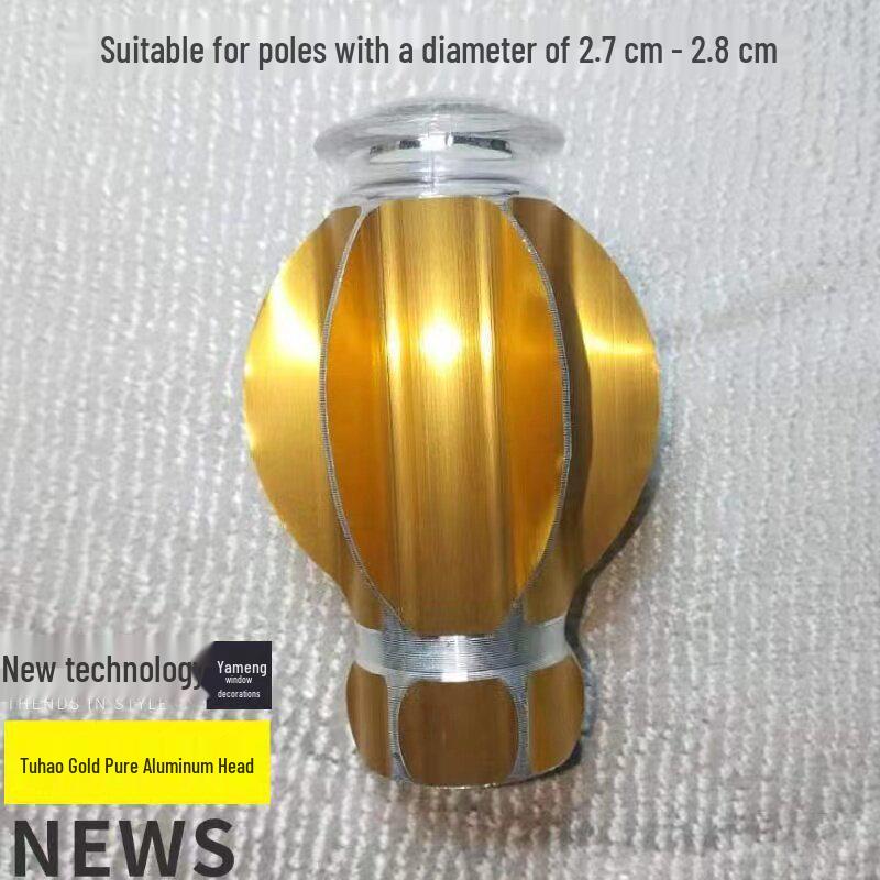 Romersk Stång Lyxig Dekorativ Ändknopp Gardiner Stoppare Tillbehör