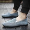 Fashion Man Shoe Ethnic Style Black Flat Breathable Slip-on Sneakers Designer Luxury Retro Hiking Classic Original Casual Shoes for Men