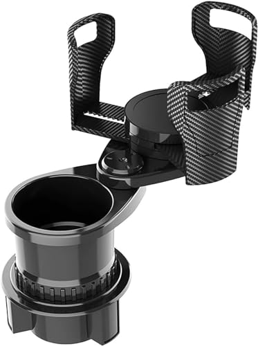 

DROGIA Держатель для напитков в автомобиль, Подстаканник в автомобиль, Многофункциональный подстаканник 2 в 1, Переменные верх и основание, Держатель для напитков в автомобиль, Хранение мелких предметов, Ячейка