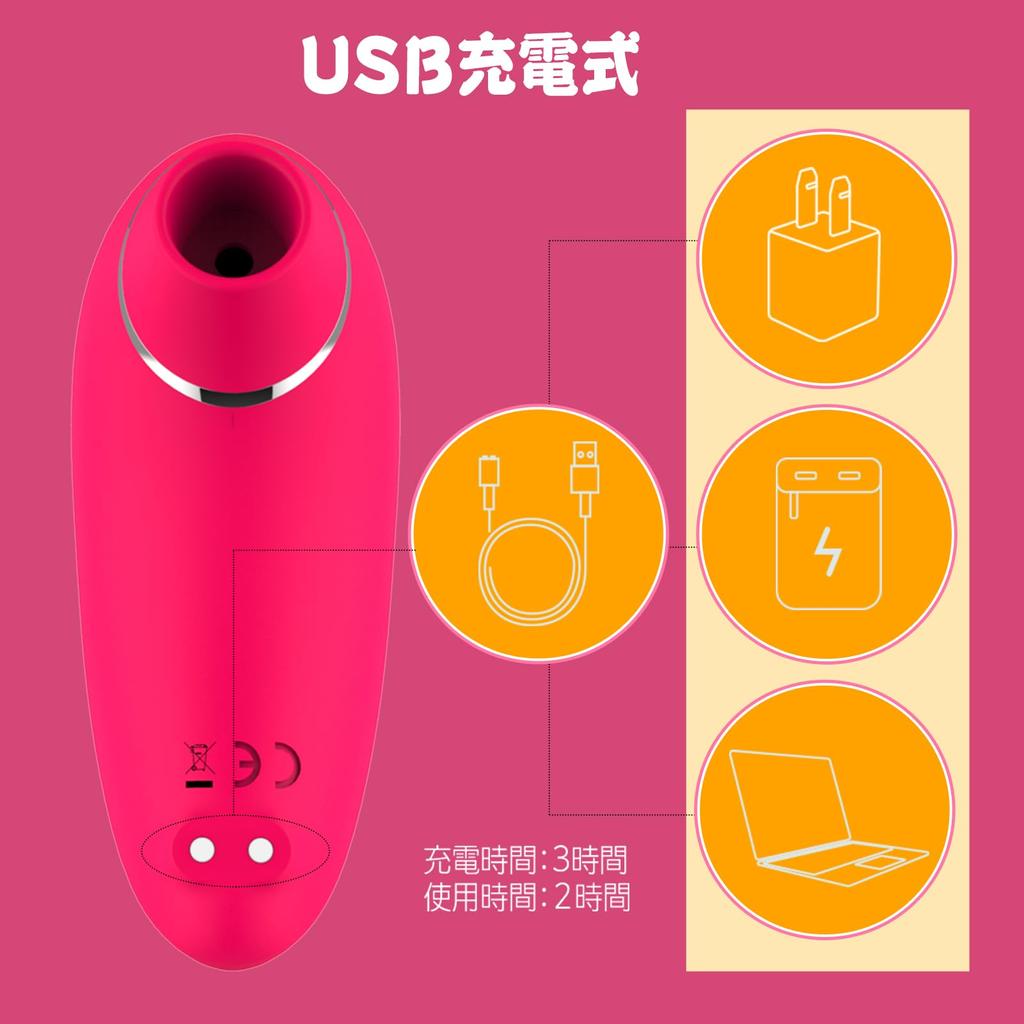 Sucker That Is Highly Praised by AV Vibrator Suction Nipple Vibrator Clitoral Torture Rotor Electric Massager Stages of Suction Compact and Easy To