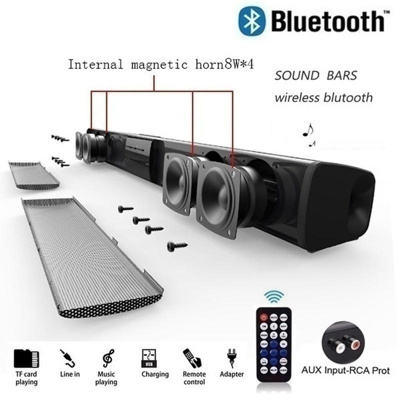 New Wireless Bluetooth Soundbar Hi-Fi 