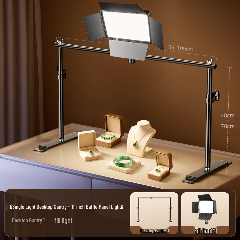 Broadcast Fill Light: LED Desktop Top Light for Live Room Photography and Professional Lighting