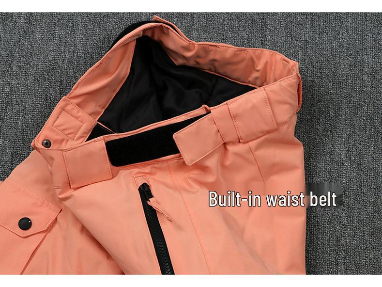 Women's Windproof Waterproof Ski Pants - Thickened, Warm, Professional for Single/Double Board Skiing