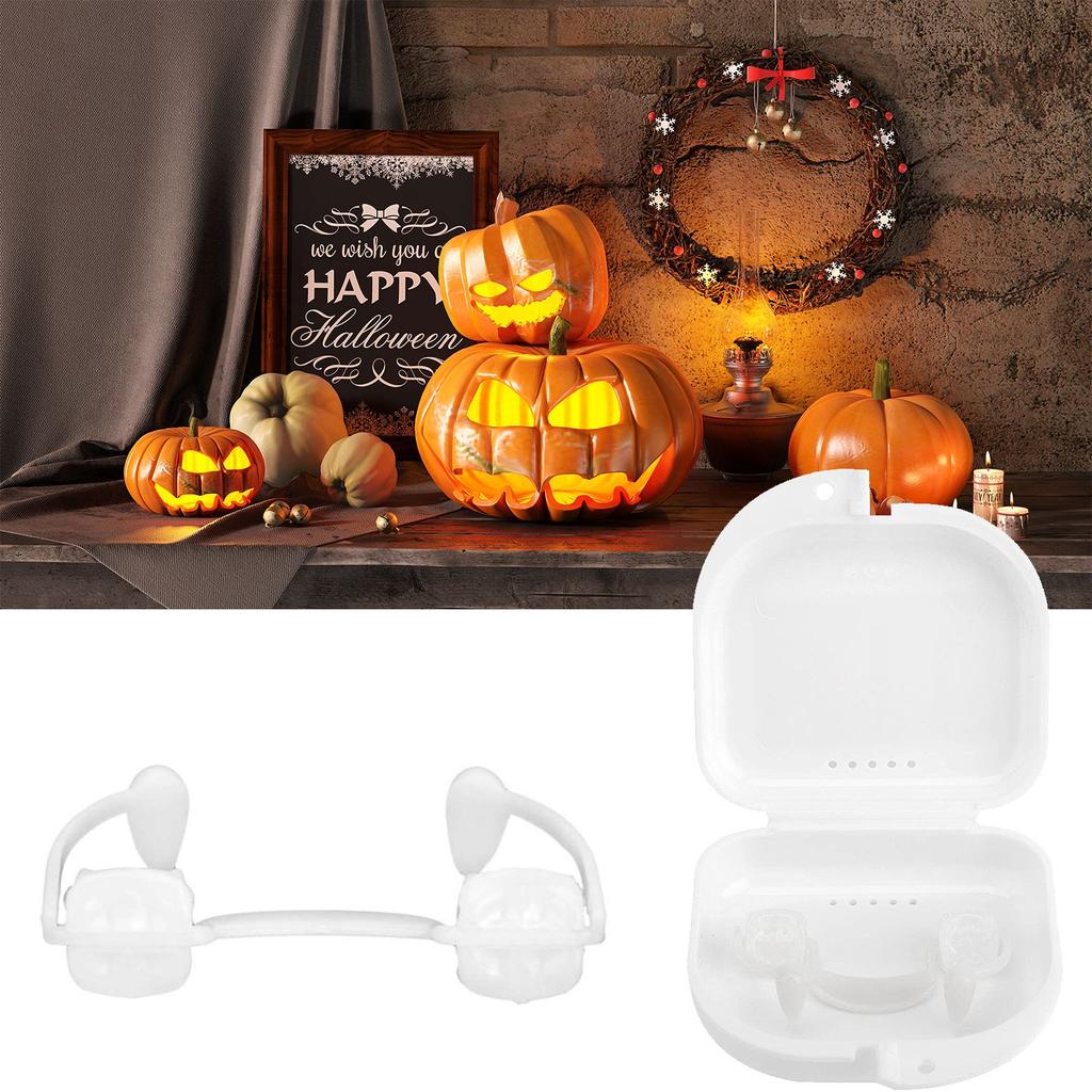 Carnival Zombie Tooth Reusable Vampire Fake Teeth Fangs Costume Prop Halloween Masquerade