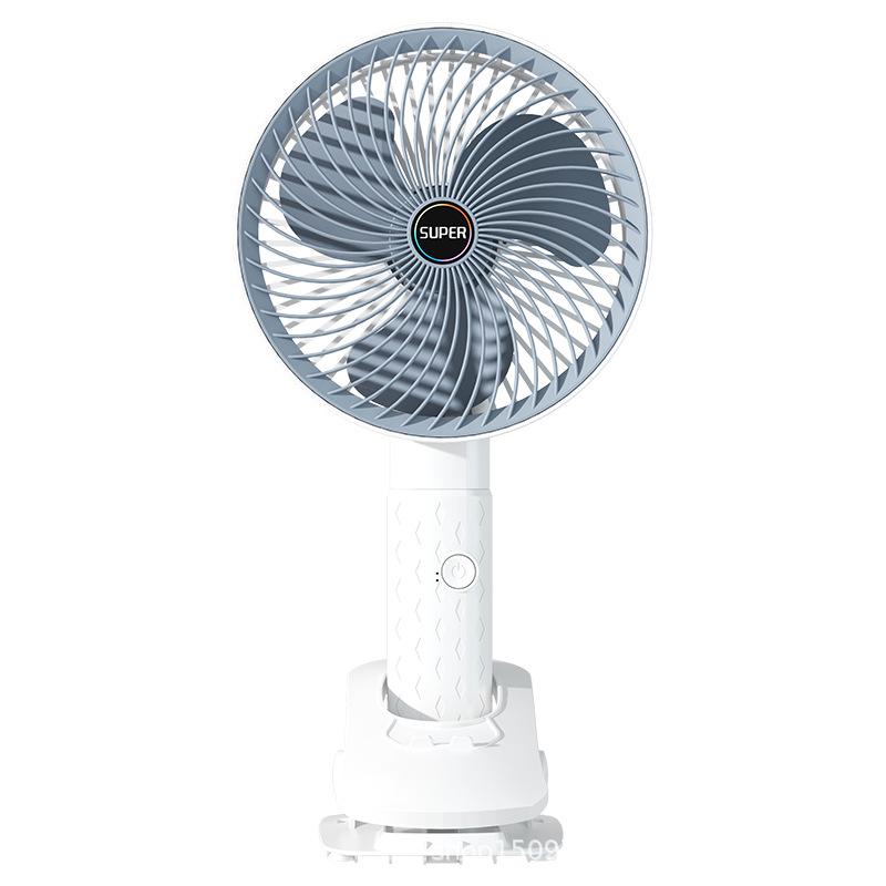 Portable USB Rechargeable Multifunctional Clip & Wall-Mount Fan for Desktop and Dormitory Use Plug-in