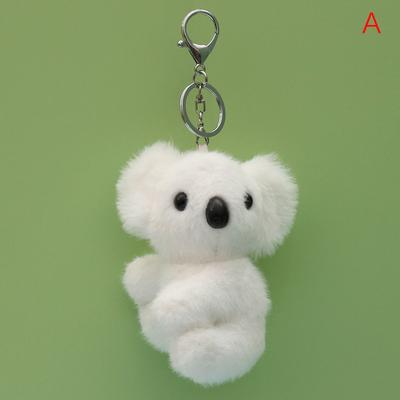 Roztomilá kľúčenka Kola Plyšová hračka Medvedík Koala Ženy Diy Šperky Príslušenstvo Taška Prívesok Novinka Darčekové prívesky