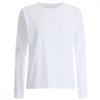 Shop   Women S Solid CoTTon Slim Long Sleeve T ShirT Black Dai wSh 12093
