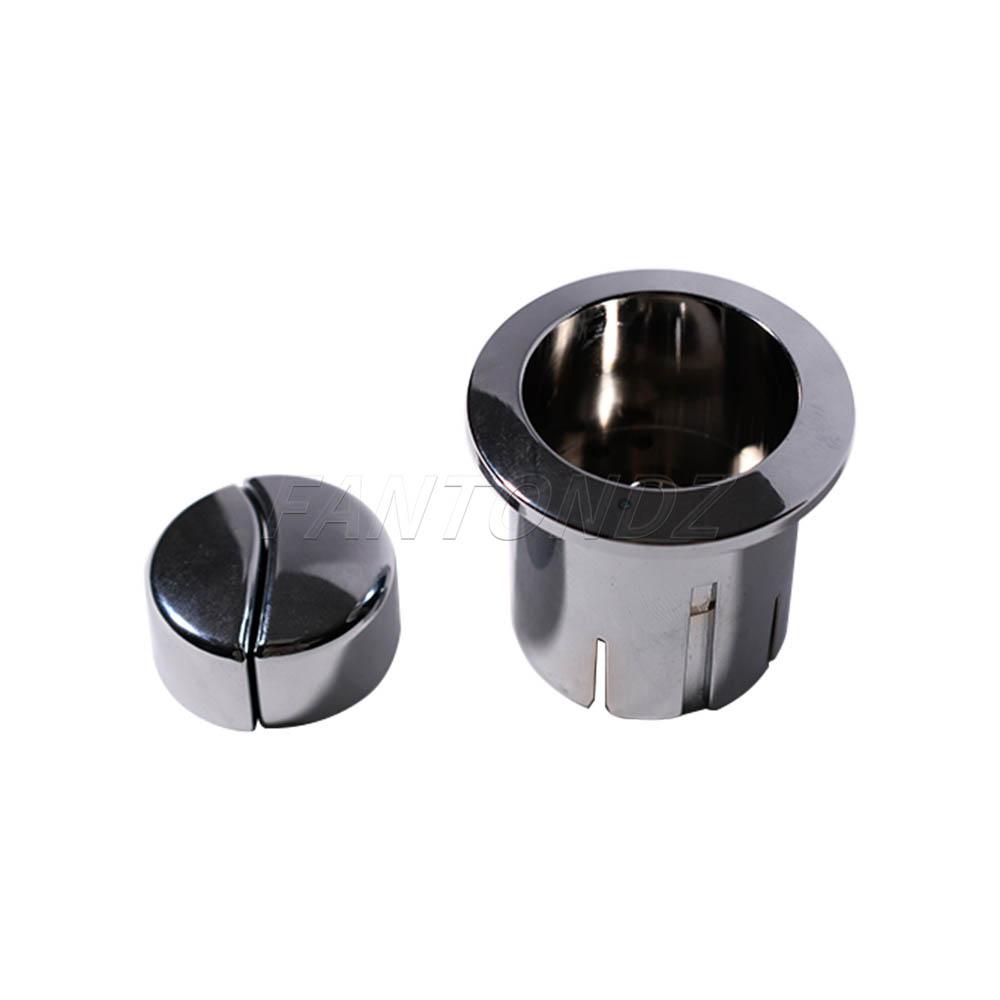 Per Roca D1D Pulsante Doppio Scarico e Aste Spingitori Lisce Corpo Corto AH0002100R Pulsante Cromato Doppio Scarico Vecchio Stile 822040001