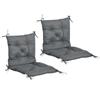 Set of Two Outdoor Seat Cushions - Grey