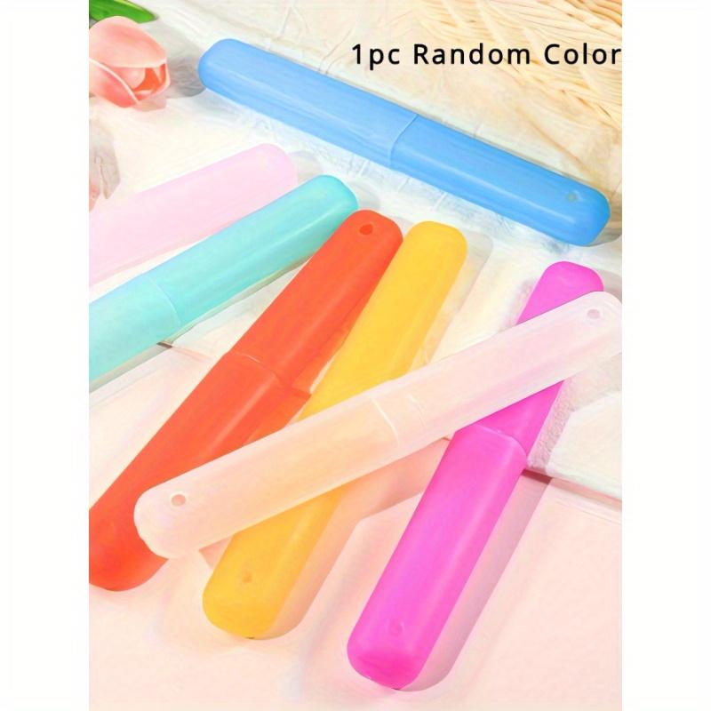 Toothbrush Hygiene Care Outdoor Supplies Random Color for Travel Toothbrush Case Travel Hiking Camping Covers Protector Suitable for Outdoor Travel