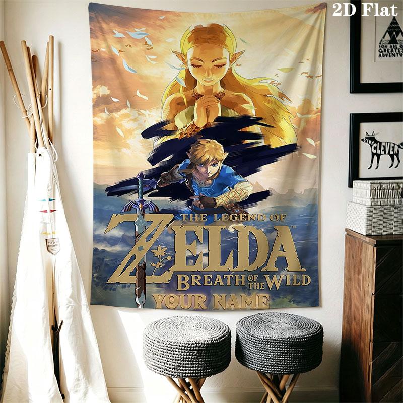Custom Game Wall Hanging Printed Fabric Blanket Decorative Tapestries for Bedroom Living Room Home Decor