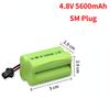 3.6V/ 4.8V/ 6V/ 7.2V 800Mah NI-CD Battery for Cars Trucks Tank 700mAh Replaceable Battery