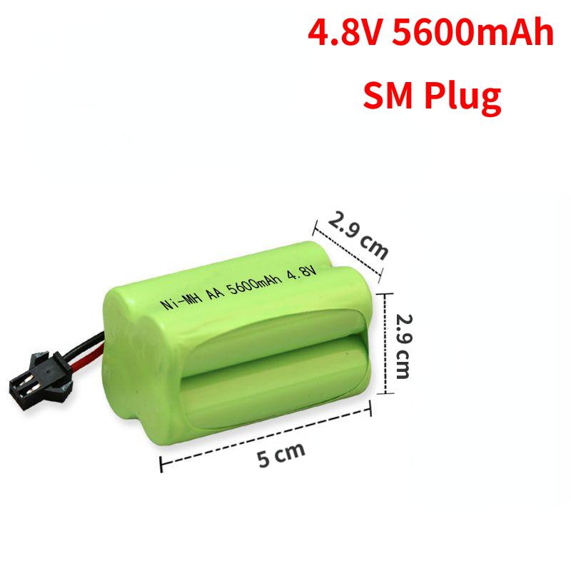 3.6V/ 4.8V/ 6V/ 7.2V 800Mah NI-CD Battery for Cars Trucks Tank 700mAh Replaceable Battery