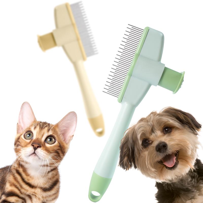 Cat Grooming Massage Brush Pet Comb Professional Open Knot Hair Removal Durable Kitten Comb