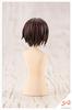 After-School 1/10 Scale Short Wig A Plastic Model Kit - White & Chocolate Brown