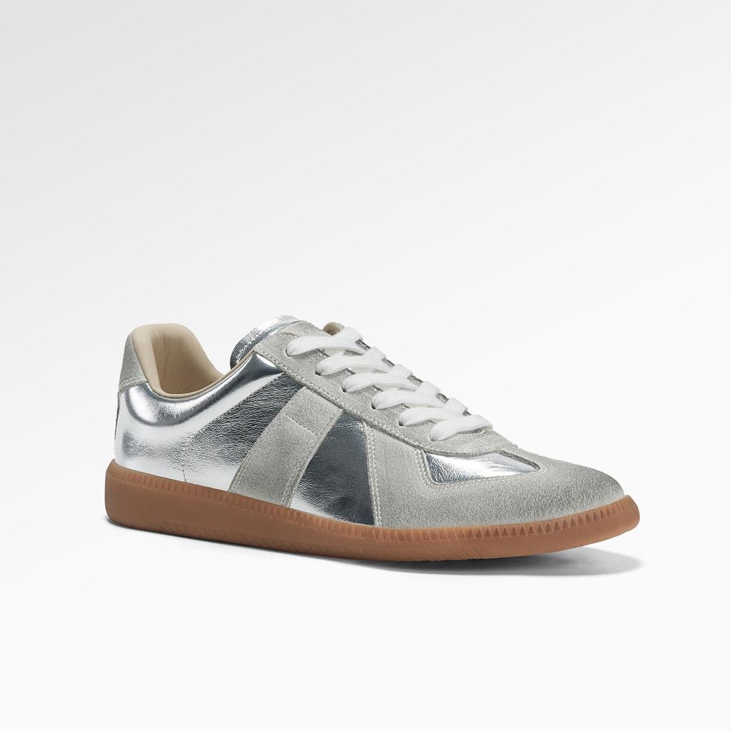 [Galaxy Star Dou] Soft-soled sports silver casual shoes for women's 2025 spring new dirty ballet fashion training shoes