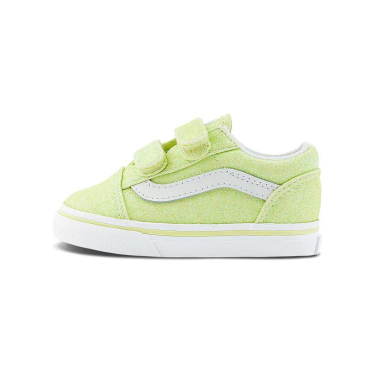 

Vans Old Skool V Toddler Glitter - детские кроссовки Lime Sherbet Green VN000CPZC2R 26
