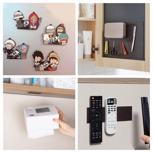 WJSD Magnet Sheet Strong Magnetic Sheet Strong Magnetic Tape 25CM x 10CM [Anisotropic Length 100mm x Width 25mm x Thickness 2mm x 10 pieces already cu