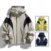 Spring New Large-size Jacket Men's Hooded Loose Tooling Trendy Mountain Outdoor Fat Men's Jacket