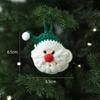 Handmade Christmas Tree  Pendant Santa Claus Mini Woolen Decor Premium Hanging Ornament  Versatile
