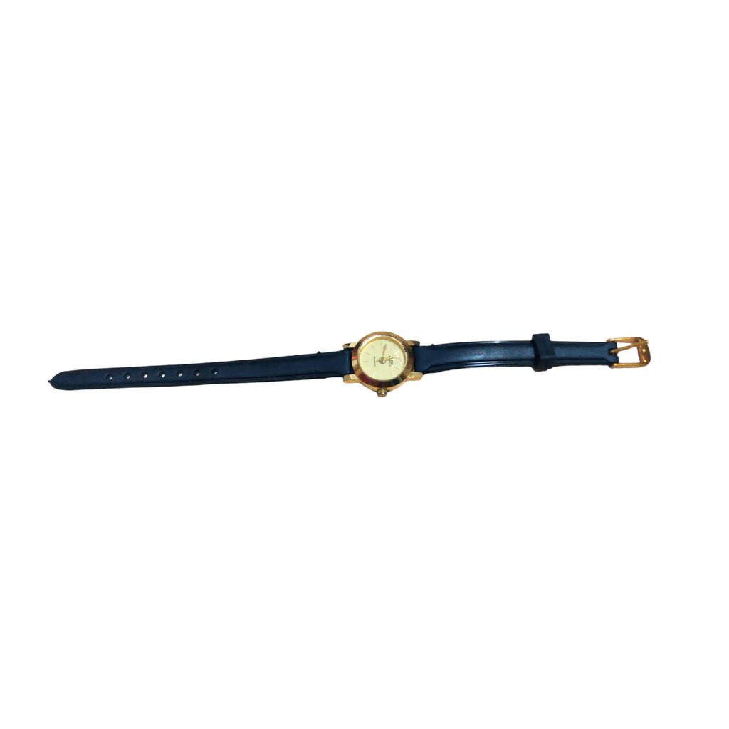 @ Analog Black Dial Black Band Leather Watch For Women Zr-1874-60%Off