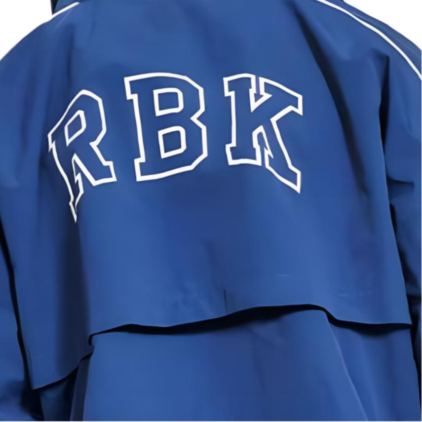 Reebok Zipper Casual Woven Long Sleeve Jacket Unisex Jackets Navy-Blue 24SRC105UGB8