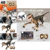 Children's Simulation Rechargeable Remote Control Spraying Dinosaur Toy Intelligent 2.4g Sound And Light Follows Light