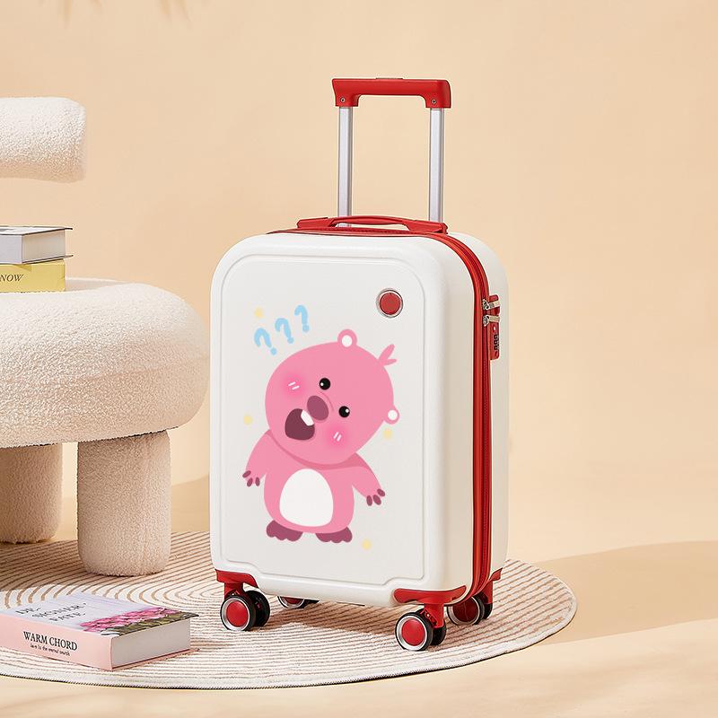 Husă de îmbarcare cu parolă pentru roată universală silențioasă pentru studenți 18 inchi și 20 inci Husă de călătorie distractivă pentru copii cu desene animate