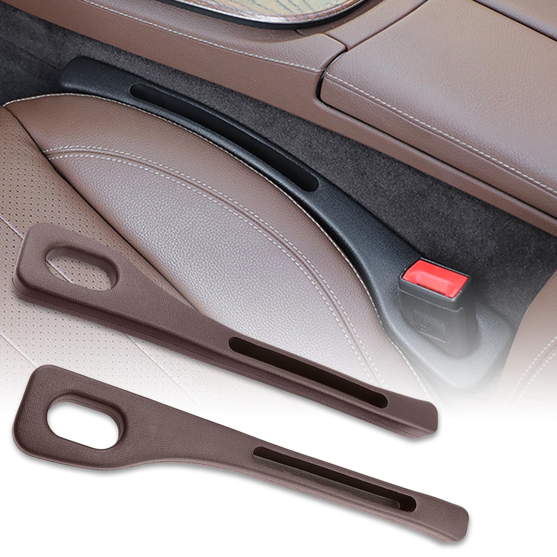 

XXIAOTIAN Car Gap Cushion, Car Gap Filling, Seat Cushion, Seat Side, Storage Space, Driver+Passenger, Universal
