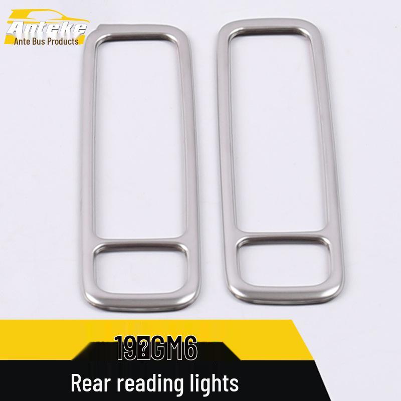 Ankai GM6 Rear Row Reading Light Ring and Roof Light Decoration Frame Stickers