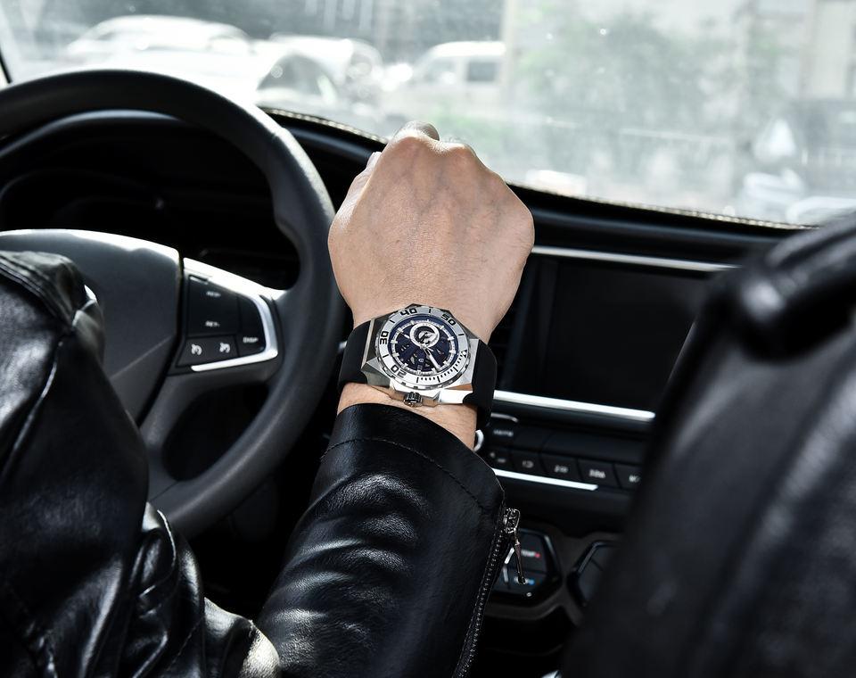 PAGANI DESIGN YS007 Men Mechanical Wristwatch Luxury Brand Japan 8217 Movement Hollow Waterproof Watches