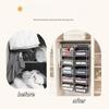 1pc Door Storage Device, 5-Shelf Hanging Storage Organizer, 5 Large Capacity Pockets for Bedroom, Bathroom, Toy, Diaper Storage