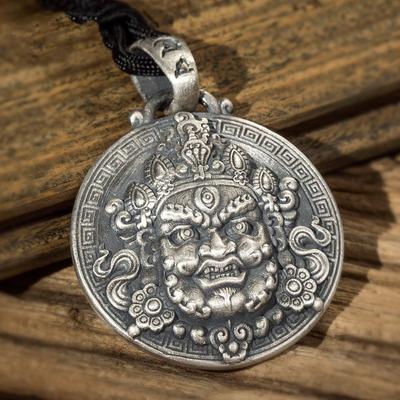 China-Chic Pendant Retro Three Eye Wisdom Buddha Pendant Versatile Necklace