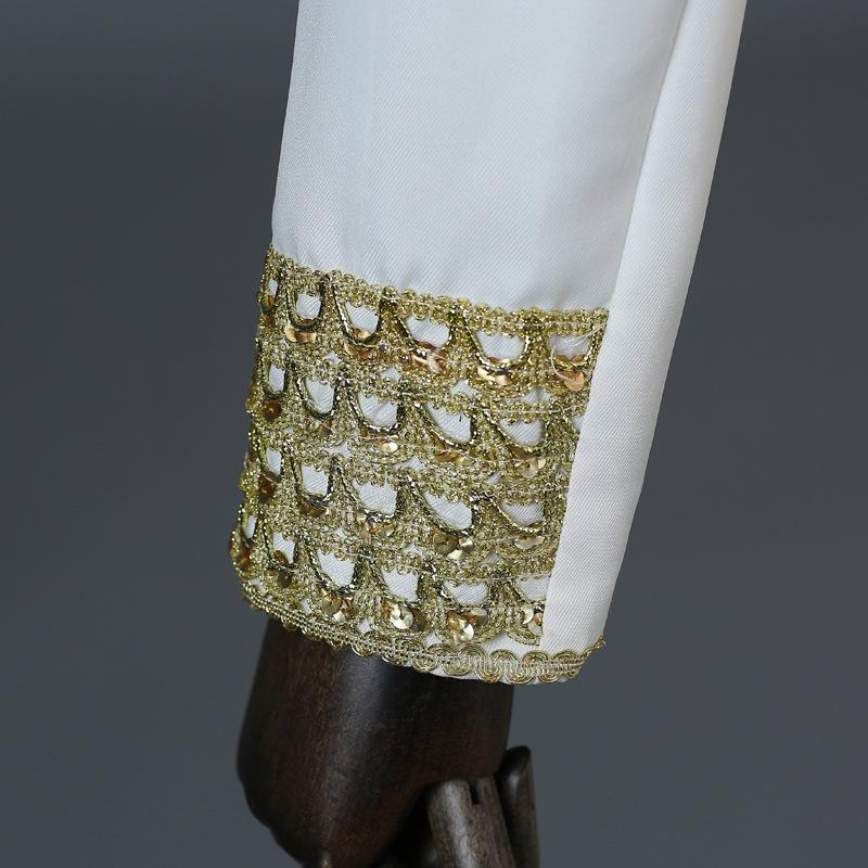 Men's Spanish Bullfighter Costume Stage European Court Performance Costume Bullfighting Costume Embroidered Tassel Three-piece Set