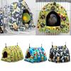 Bird Nest Winter Warm Bed House Plush Tent Hideout for Parrot Sleeping Playing